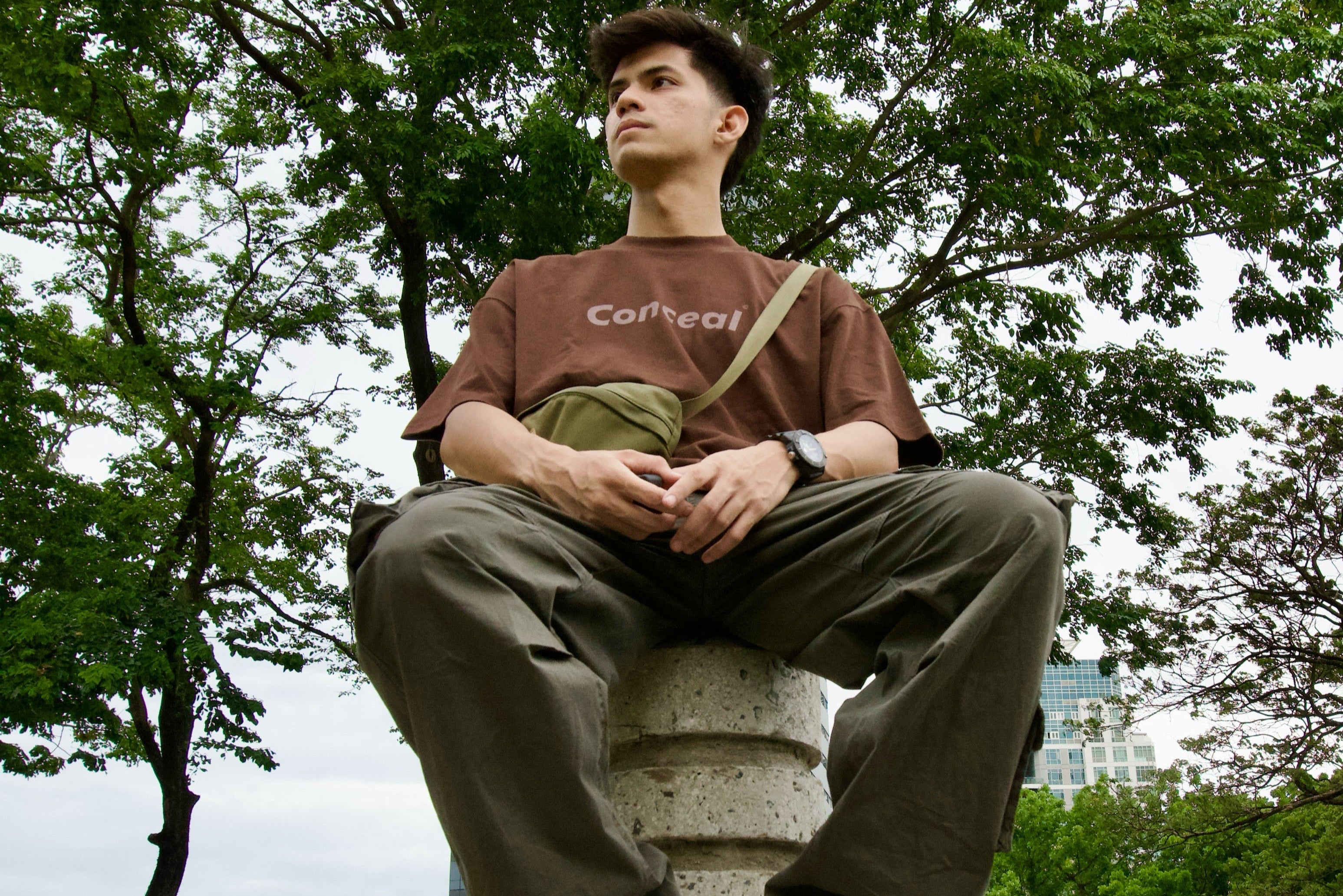 Boxy Fit Earth Tone